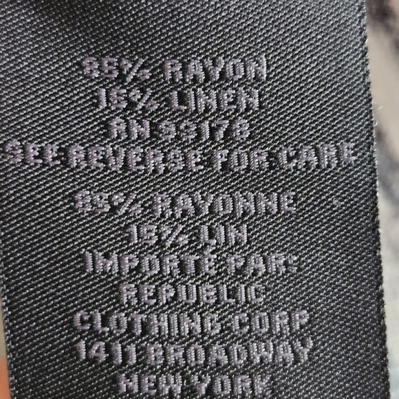 Magaschoni Mens Tropical Print Linen Blend Short Sleeve Button Up Size Large NWT - Picture 8 of 11